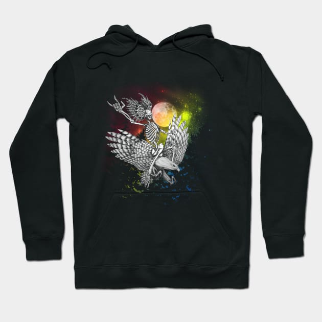 Skeleton Eagle Hoodie by Buy Custom Things